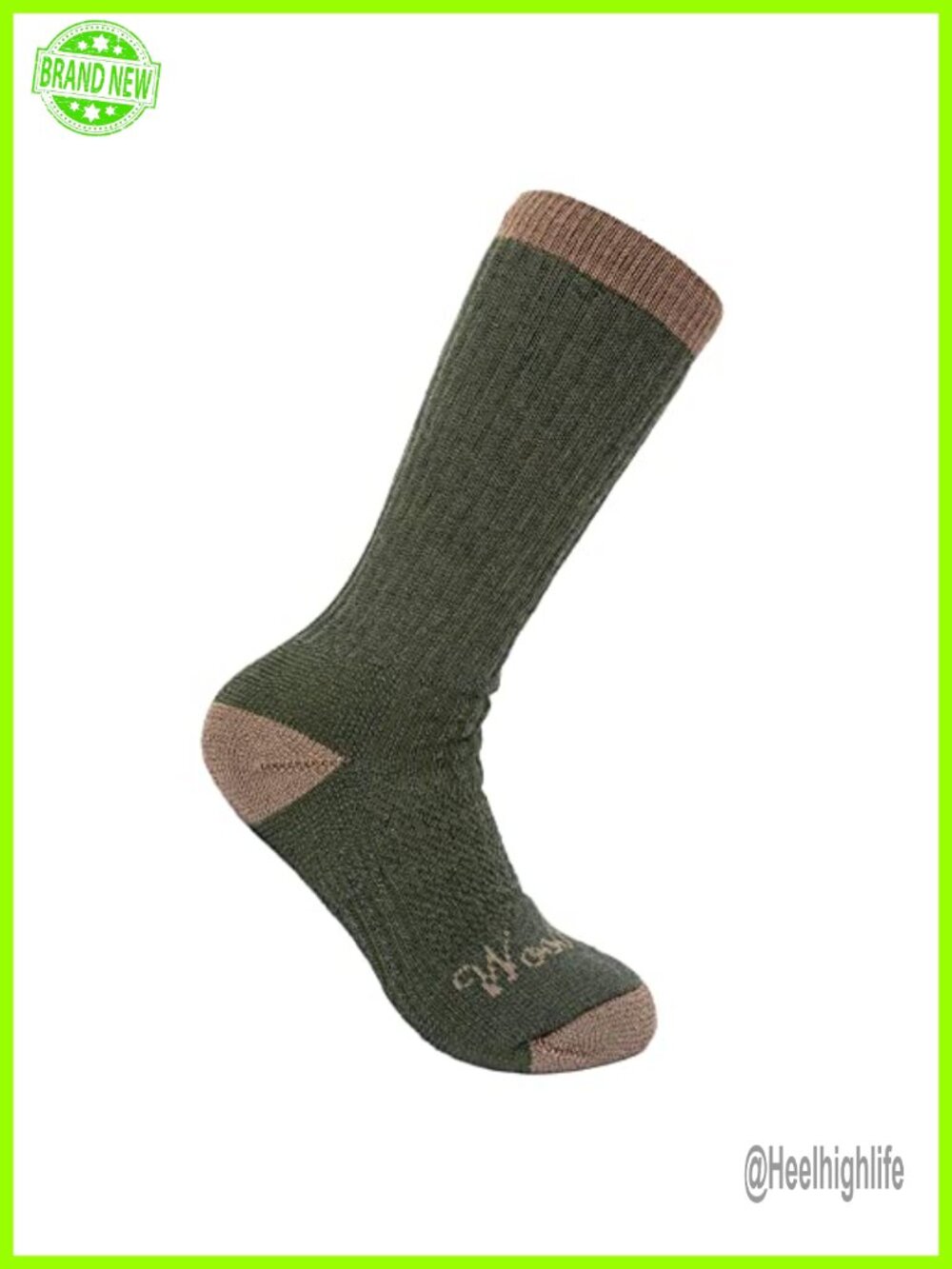 Merino Wool Hunting Boot Socks Crew Length Ankle Arch Support
